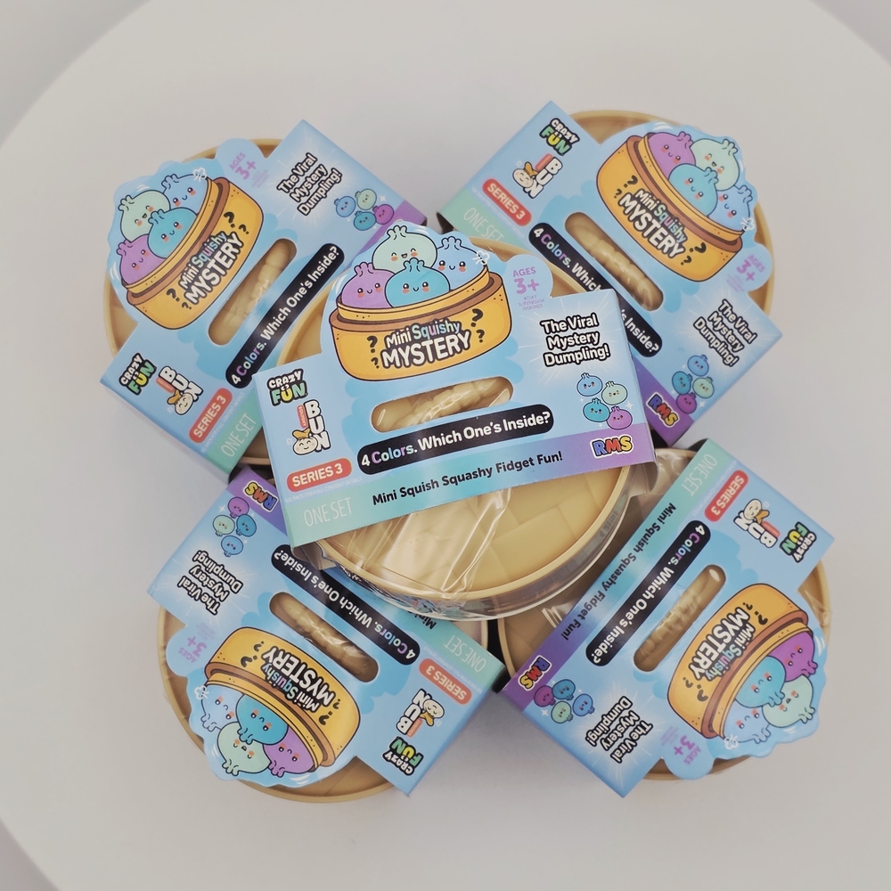 Squishy Bun Rainbow Mini!! NEW UV Dumpling Five Below New Sealed. SELLING 2